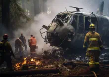 Tragic Mid-Air Collision Shocks the Nation: Deadly Firefighting Helicopter Crash Revealed
