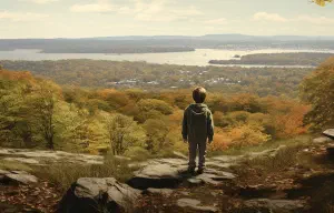Tiny Hero vs Furry Terror: A 7-year-old's Epic Encounter in Westchester's Wilderness!