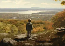 Tiny Hero vs Furry Terror: A 7-year-old's Epic Encounter in Westchester's Wilderness!