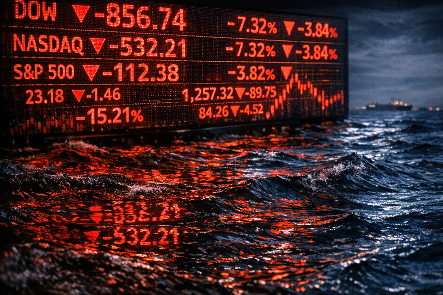 Trump Torches Peace Talks—Markets Plunge Into Chaos
