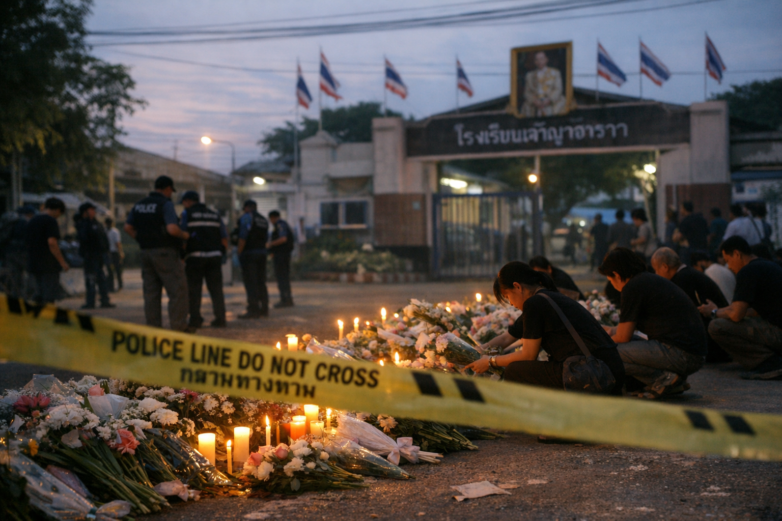 Teen's Rampage Leaves Seven Dead in Bangkok Bloodbath