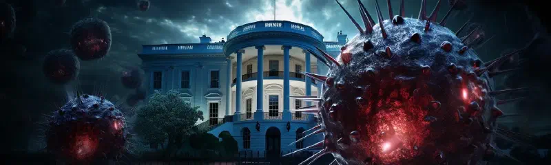 Pandemonium at the White House: A Sweeping Viral Tidal Wave OR The Final Stand Against the Invisible Enemy? YOU Decide!