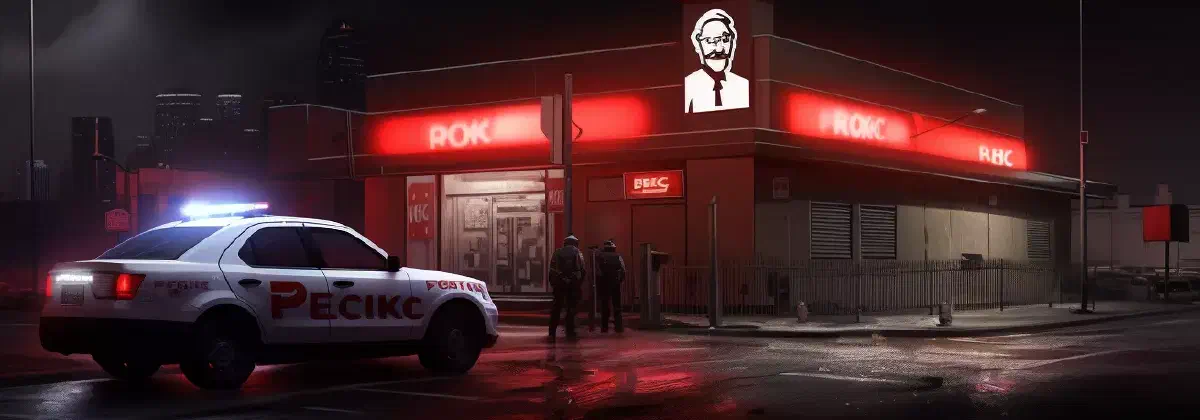 Fast Food Fury: KFC Worker Turns Lunchtime Into a High-Drama Crime Scene!