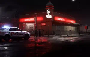 Fast Food Fury: KFC Worker Turns Lunchtime Into a High-Drama Crime Scene!