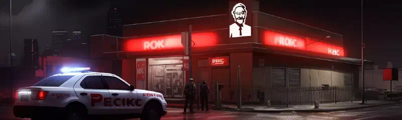 Fast Food Fury: KFC Worker Turns Lunchtime Into a High-Drama Crime Scene!
