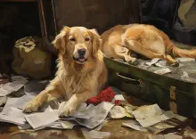 This Canine Carnivore Devoured Love In Its Most Material Form!