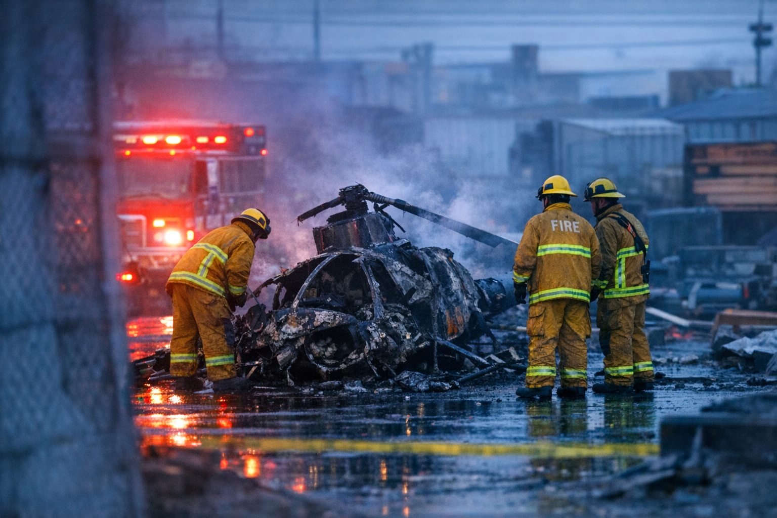 Tragic Twist of Fate: News Copter Covers Crash, Then Crashes