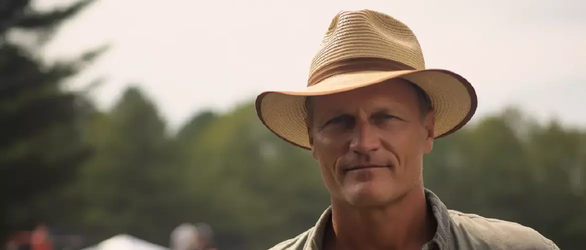 You won't believe what Woody Harrelson was caught wearing on his head!