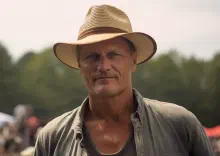 You won't believe what Woody Harrelson was caught wearing on his head!
