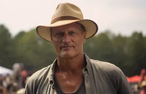 You won't believe what Woody Harrelson was caught wearing on his head!