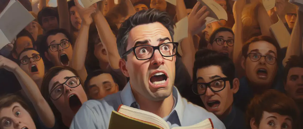 Scandal Strikes! A Helpless Teacher's Job Hung Out to Dry Over Fiery Literature Dust-Up!