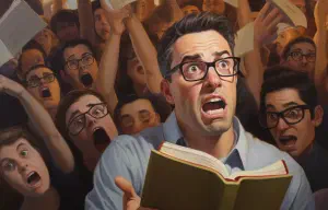 Scandal Strikes! A Helpless Teacher's Job Hung Out to Dry Over Fiery Literature Dust-Up!