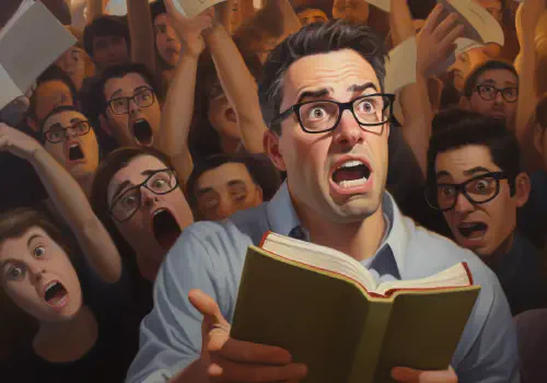 Scandal Strikes! A Helpless Teacher's Job Hung Out to Dry Over Fiery Literature Dust-Up!