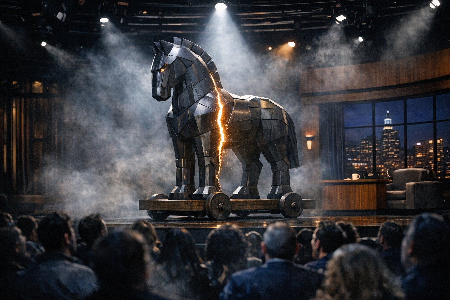 Damon's Trojan Horse Heist—Ends Jimmy Kimmel's Monologue Reign
