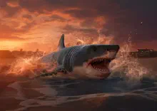 Shocking Encounter: Teenager's Terrifying Shark Bite Drama on Fire Island Revealed!
