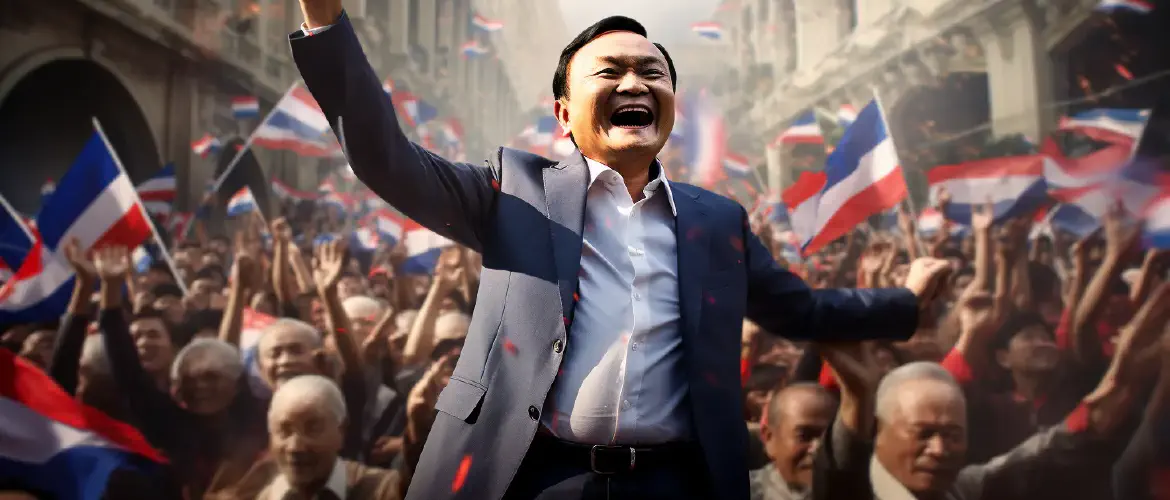 Amidst Thunderous Applause and Incessant Boos, Thaksin Shinawatra Dares to Return to Thailand’s Political Stage!