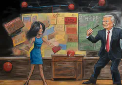 Biden's Campaign Fires Laser Beams at Nikki Haley in Education Showdown!