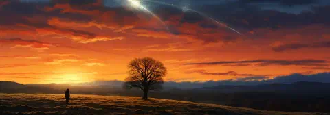 A Heavenly Emissary Shreds the Earth's Atmosphere Above England!