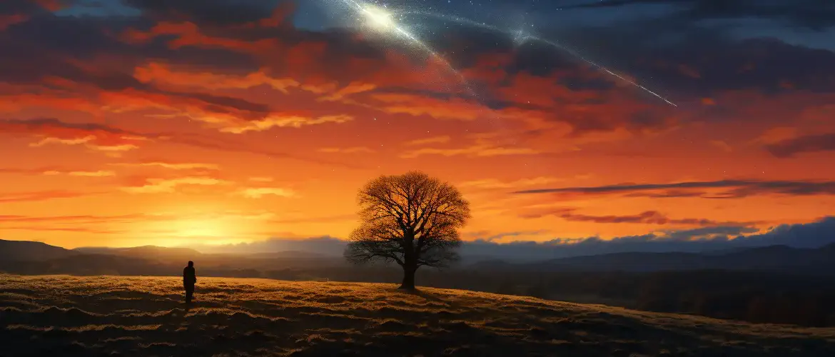 A Heavenly Emissary Shreds the Earth's Atmosphere Above England!