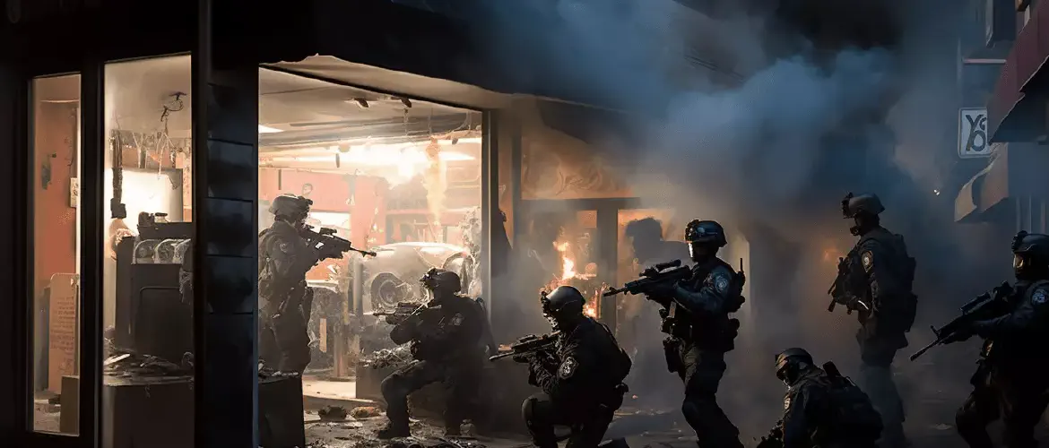 Scandalous SWAT Showdown: Los Angeles Print Shop Destroyed and City Refuses to Pay - Now Taking it to Court!