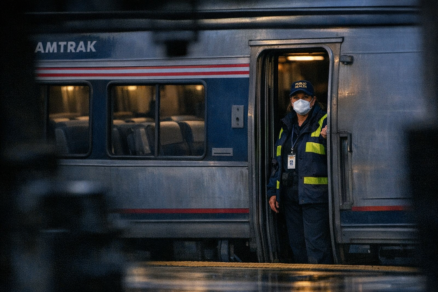 Measles Menace Rides Amtrak Across California