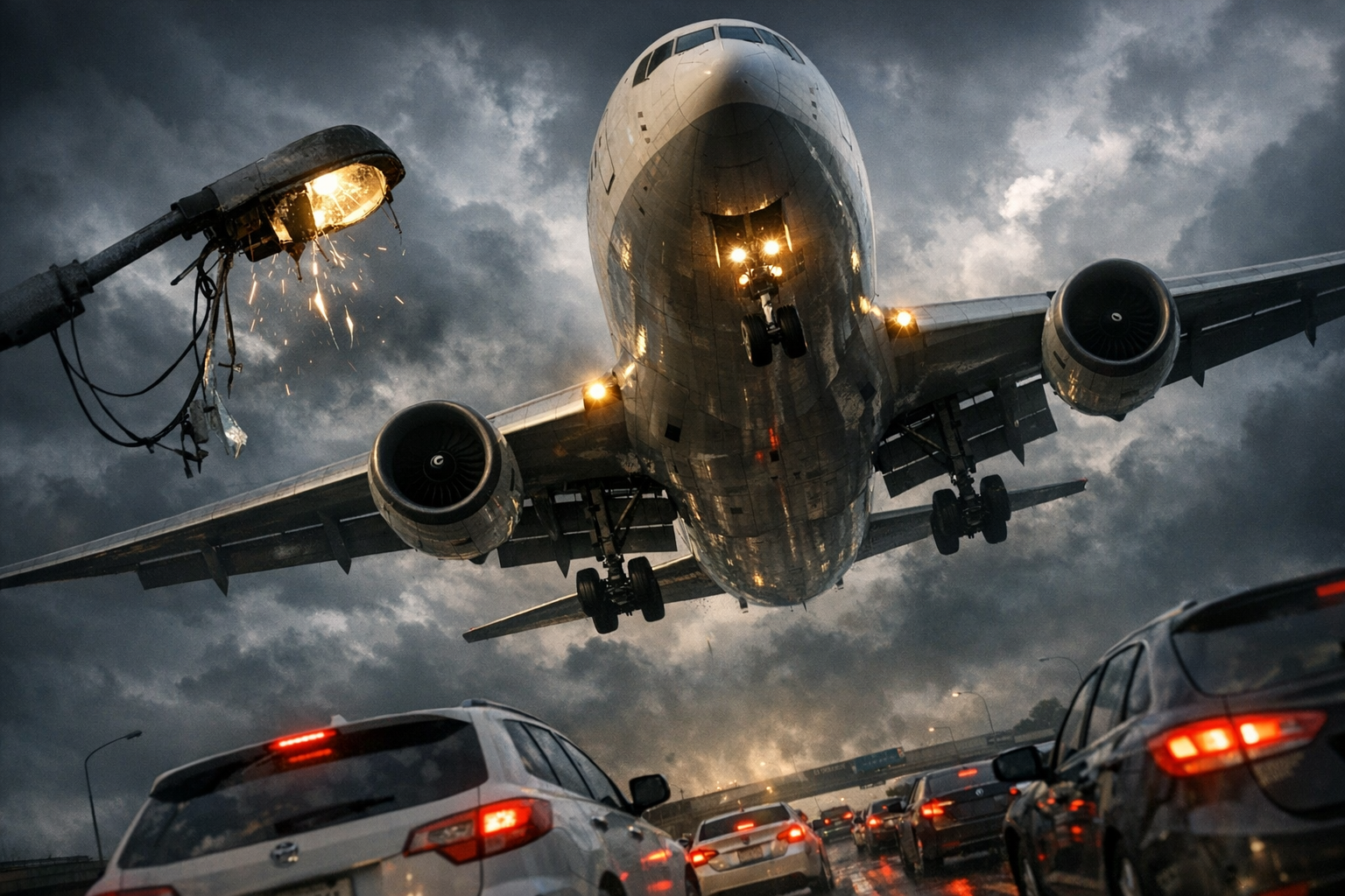 JAW-DROPPING NTSB REPORT REVEALS UNITED PILOTS WERE 'SINGING HAPPILY' AS JET NEARLY DIED IN LOW-FLYING FIASCO THAT SHREDDED HIGHWAY POLE!