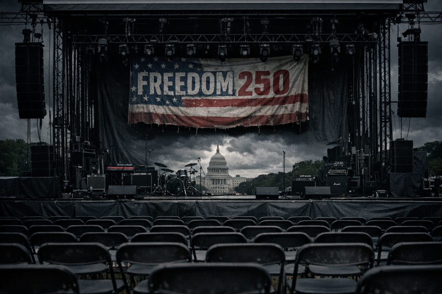 TRUMP'S CONCERT MELTDOWN! ALL-STAR LINEUP BAILS IN MASS EXODUS, FORCING HIM TO CANCEL 'FREEDOM 250' AND REPLACE IT WITH A RALLY STARRING... HIMSELF!